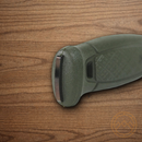 Mora Garberg Fixed Knife 4.25" DLC Carbon Steel Blade Green Polyamide Handle