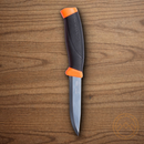 Mora Companion Fixed Knife 4" Stainless Steel Blade Black/Orange Rubberized Handle