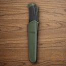 Mora Companion MG Fixed Knife 4" Carbon Steel Blade OD Green/Black Propylene/Rubberized Handle