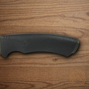 Mora Bushcraft Fixed Knife 4 1/8" Carbon Steel Blade Black Rubberized Handle