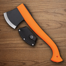 Mora Outdoor Camp 4 3/8" Carbon Steel Axe Head 3 1/2" Cutting Edge Orange Plastic Handle