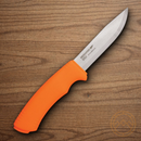 Mora Bushcraft Fixed Knife 4 1/4" Stainless Steel Blade Orange Propylene Handle