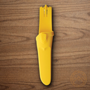 Mora Basic 511 Fixed Knife 3.5" Carbon Steel Blade Red/Yelow Polypropylene Handle
