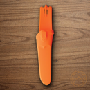Mora Basic 511 Fixed Knife 3.5" Carbon Steel Blade Orange/Black Polypropylene Handle