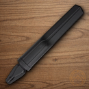 Mora Roeing & Bleeding Fixed Knife 2 1/2" Carbon Steel Blade Black propylene Handle