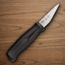 Mora Roeing & Bleeding Fixed Knife 2 1/2" Carbon Steel Blade Black propylene Handle