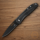 Gerber STL Folding Knife 2 1/2" Stainless Steel Blade Black Stainless Handle