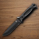 Gerber Strongarm Fixed Knife 4 7/8" Stainless Steel Blade Black Nylon/Rubber Handle