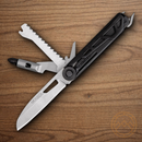 Gerber Armbar Trade Black Multitool Awl Bottle Opener Pry Bar Hammer Blades Bit