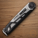 Gerber Armbar Trade Black Multitool Awl Bottle Opener Pry Bar Hammer Blades Bit
