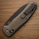 Gerber Scout Pivot Folding Knife 3.5" 440A Steel Blade Tan Micarta Handle