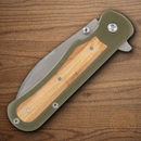 Gerber Confidant Folding Knife 3.5" Stainless Steel Blade OD Green G10 Handle