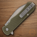Gerber Confidant Folding Knife 3.5" 440 Steel Blade OD Green G10 Handle