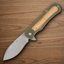 Gerber Confidant Folding Knife 3.5" 440 Steel Blade OD Green G10 Handle