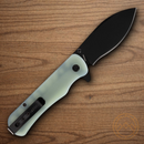 Gerber Confidant Folding Knife 3.5" Stainless Steel Blade Jade G10 Handle
