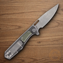 Gerber Minisada Folding Knife 3.13" D2 Tool Steel Blade Sage Aluminum Handle
