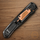 Gerber Affinity Folding Knife 3.5" D2 Tool Steel Blade Black Copper/Stainless Handle