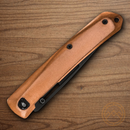 Gerber Affinity Folding Knife 3.5" D2 Tool Steel Blade Black Copper/Stainless Handle