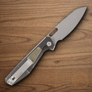 Gerber Slimsada Folding Knife 3.5" D2 Tool Steel Blade Olive Micarta Handle