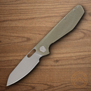 Gerber Slimsada Folding Knife 3.5" D2 Tool Steel Blade Olive Micarta Handle