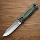 Gerber Strongarm Fixed Knife 420 Steel Blade Green Rubberized Polymer Handle