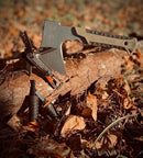 GERBER Camp Kit Pack Hatchet Stakeout Multitool Fire Starter Zippered Storage