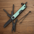GERBER Armbar Mini Multitool Green Blade Screwdrivers Scissor Tweezers B. Opener
