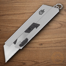 Gerber E.A.B. Folding Knife Silver Stainless Handle  Exchangeable Standard Size Utility Blade.