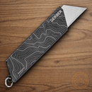 Gerber E.A.B. Mini Folding Knife Black Stainless Handle  Exchangeable Standard Size Utility Blade.