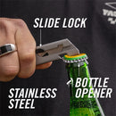 Gerber EAB Slim Folding Knife Silver Stainless Handle Exchangeable Standard Size Utility Blade
