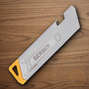 Gerber EAB Slim Folding Knife Silver Stainless Handle Exchangeable Standard Size Utility Blade