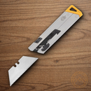 Gerber EAB Slim Folding Knife Silver Stainless Handle Exchangeable Standard Size Utility Blade