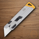 Gerber EAB Slim Folding Knife Silver Stainless Handle Exchangeable Standard Size Utility Blade