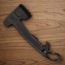 GERBER Hatchet Keychain Tool Black Flat Head Screwdriver Bottle / Package Opener