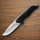 Gerber Large Moment Fixed Knife  3.75" 5Cr15MoV Steel Blade Black Rubber Handle