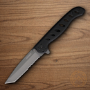 Gerber EVO MID Folding Knife 3.13" 7Cr17MoV Steel Blade Black Aluminum Handle