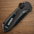 Gerber Highbrow Compact  Foldind Knife 2.75" 7Cr17MoV Steel Blade Onyx Anodized Aluminum Handle