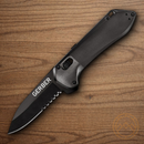Gerber Highbrow Compact  Foldind Knife 2.75" 7Cr17MoV Steel Blade Onyx Anodized Aluminum Handle