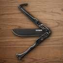 Gerber Doubledown  Folding Machete 7" 420HC Steel Blade Black Stainless Handle
