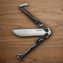 Gerber Doubledown Folding Machete 7" 420HC Steel Blade Black Stainless Handle