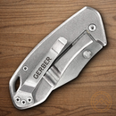 Gerber Kettlebell Folding Knife 2.5" 7Cr17MoV Steel Blade Gray/Black Aluminum/Stainless Handle