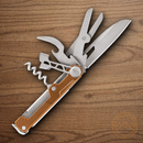GERBER Armbar Cork Onyx Multitool Stainless Blade Essential Tools Orange Handles