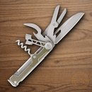 GERBER Armbar Cork Drive Multitool 2.5" Stainless Blade Gold Aluminum Handles