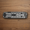 GERBER Lockdown Pry Onyx Multitool Knife 2.5" Stainless Blade Aluminum Handles