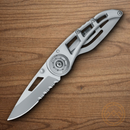 Gerber Ripstop I Folding Knife 440A Steel Blade Skeletonized Stainless Handle