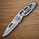 Gerber Ripstop I Folding Knife 440A Steel Blade Skeletonized Stainless Handle