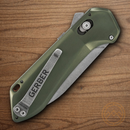 Gerber Highbrow Compact  Folding Knife 3.38" 7Cr17MoV Steel Blade Green Aluminum Handle