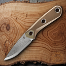 Gerber Principle Fixed Knife 3.25" 420HC Steel Blade Brown Rubber Handle