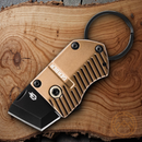 Gerber Key Note Folding knife 1.25" 5Cr13MoV  Steel Blade Brown Aluminum Handle