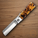 Gerber Jukebox Folding knife 2.75" 7Cr17MoV Steel Blade Imitation Tortoise Shell Handle.